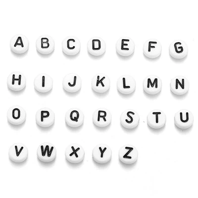 Harpiks Bogstav Charms